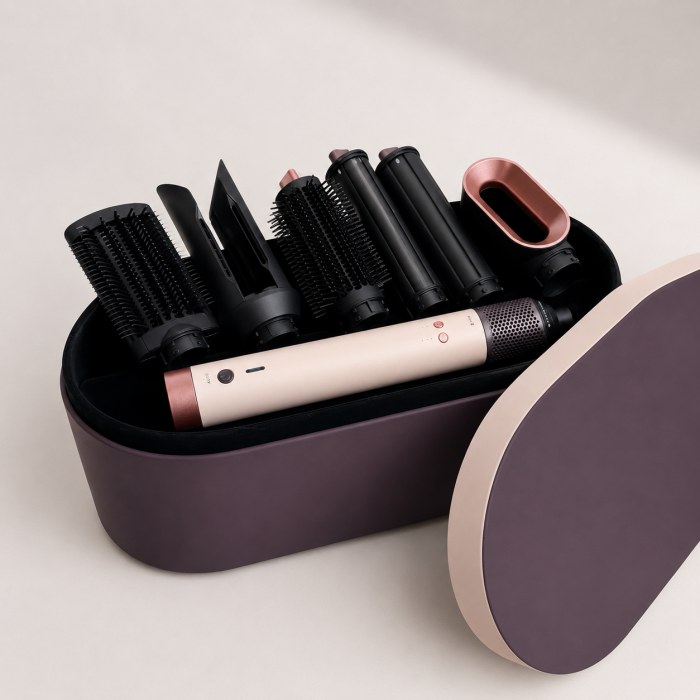 Мультистайлер HS09 з кейсом для зберігання Ceramic Pink/Rose Gold