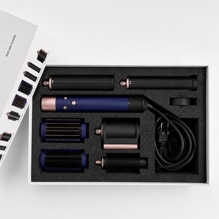 Стайлер для волосся 6-в-1 з технологією Coanda Mist Pink Nebula Blue