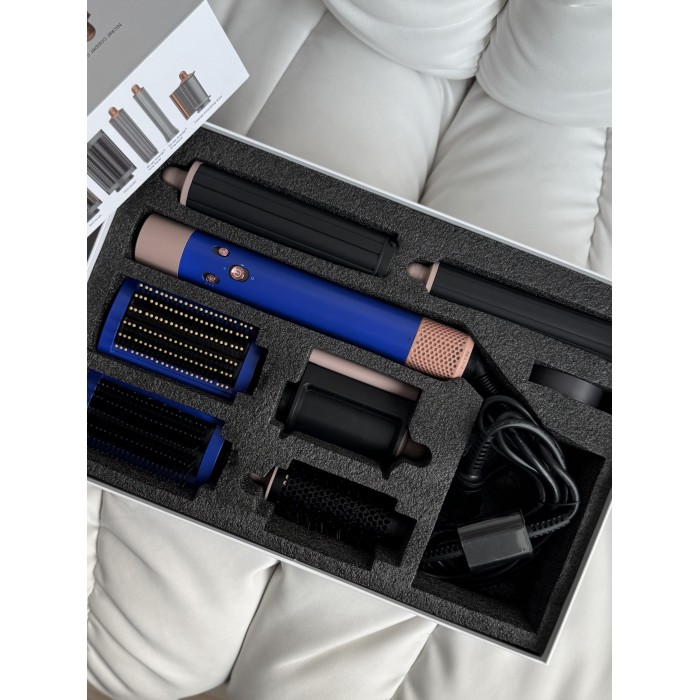 Стайлер для волосся 6-в-1 з технологією Coanda Blue&Pink